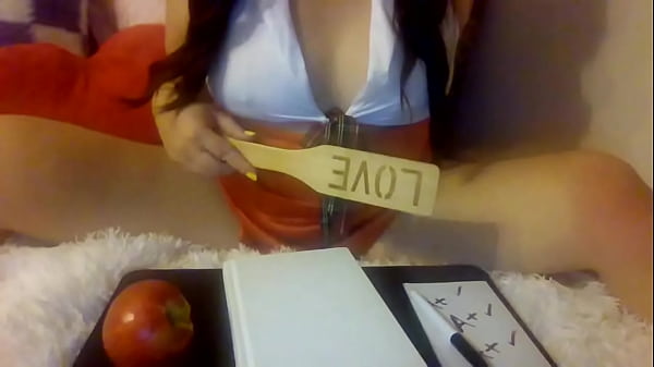 Slut Asian Teacher Eats Her Apple And Fucks You In Class