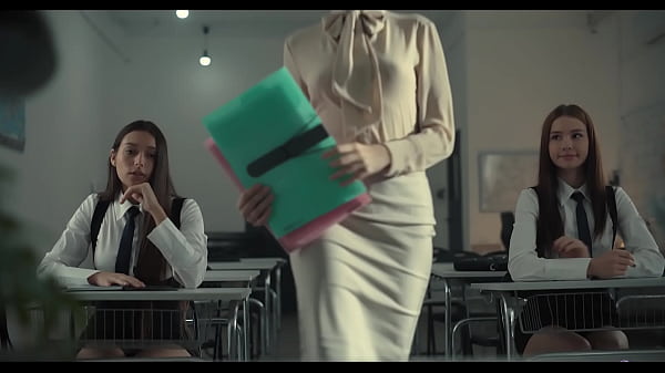 Possessed Teacher Turns Classroom Into Lesbian Orgy – Sex Addicted School Girls Covered In Squirt