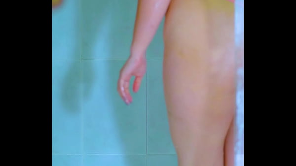 College Girl’s Shower Time: Wet Pink Thong Reveal