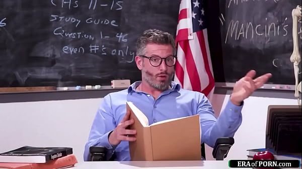 Horny Teacher Fucking Hardcore His Students Hairy Pussy