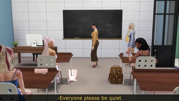 New girl at school fucks lesbian to stay in class hentai