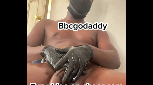 Sneak peak of The Fantastic black beast jerking off and fuck his toy
